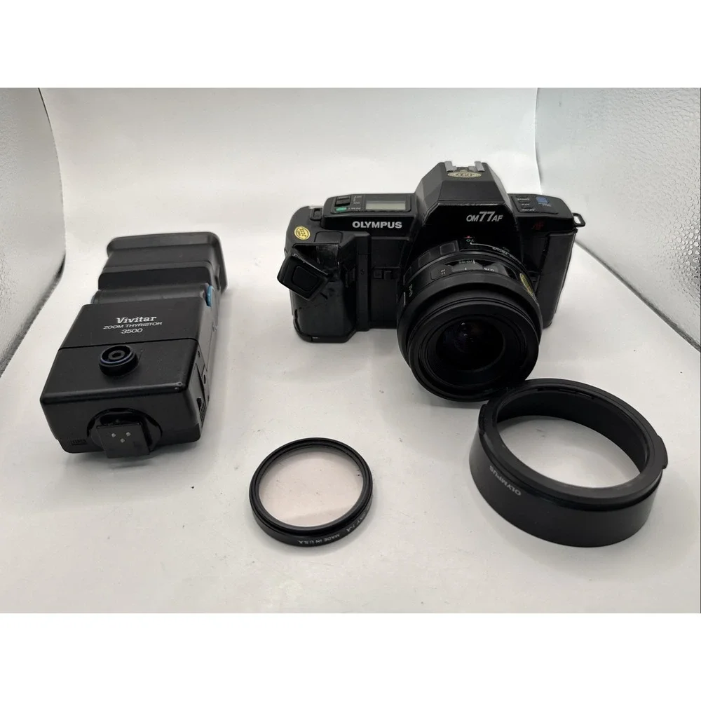 Olympus SLR camera AF 50 mm 1:1,8 AF Lens #OM77AF - Power Button Broken‎